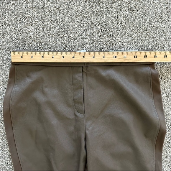 Chico’s‎ Faux Leather-Front Ponte Leggings Size US 4 Champignon Pull On Skinny - Picture 7 of 10